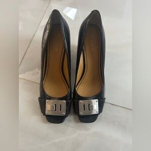 Nine West Black Leather Women's Shoes